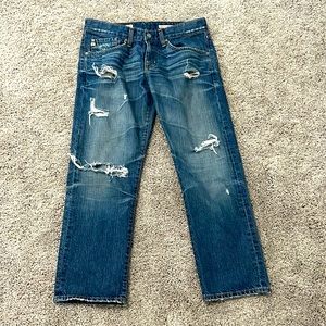 AG ex boyfriend crop Jeans size 27